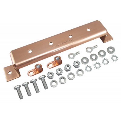 GBWM Copper ground bus wall mount